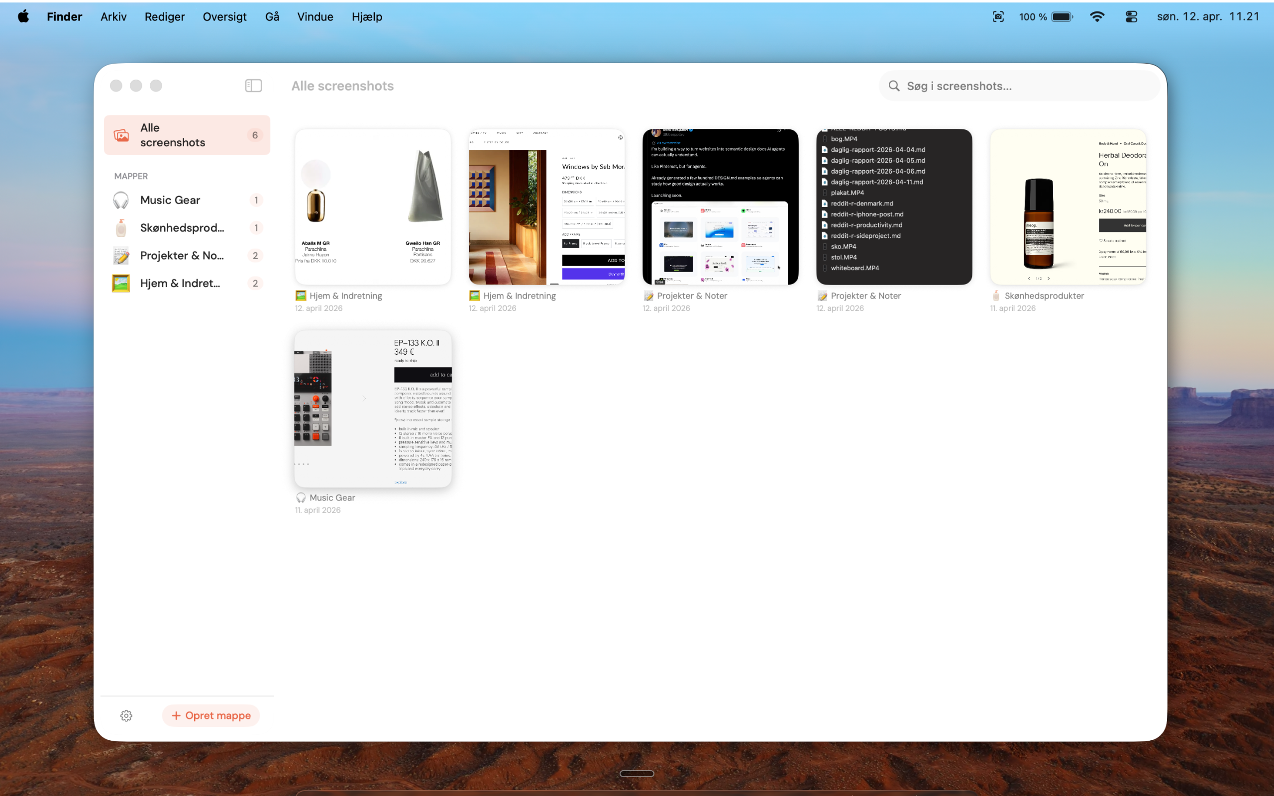 Knud for Mac — screenshot library with smart folders